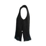 HÉST AS LILA Linen Top Woven Blouse/Top/Shirt 9000 Jet Black