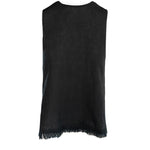 HÉST AS LILA Linen Top Woven Blouse/Top/Shirt 9000 Jet Black