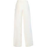 HÉST AS LILA Linen Trousers Woven Pants/Shorts 0003 White Alyssum