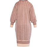 HÉST AS LOGO Long Cardigan Heavy Knitwear Tops 2504 Rose Smoke