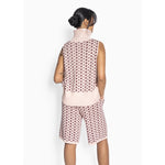 HÉST AS LOGO Vest Heavy Knitwear Tops 2504 Rose Smoke