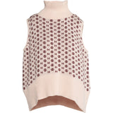 HÉST AS LOGO Vest Heavy Knitwear Tops 2504 Rose Smoke