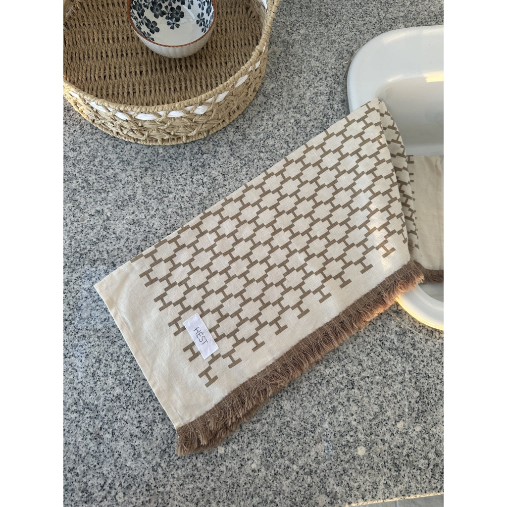 HÉST AS Linen towel Home / Interior 6505 Beige Travertine