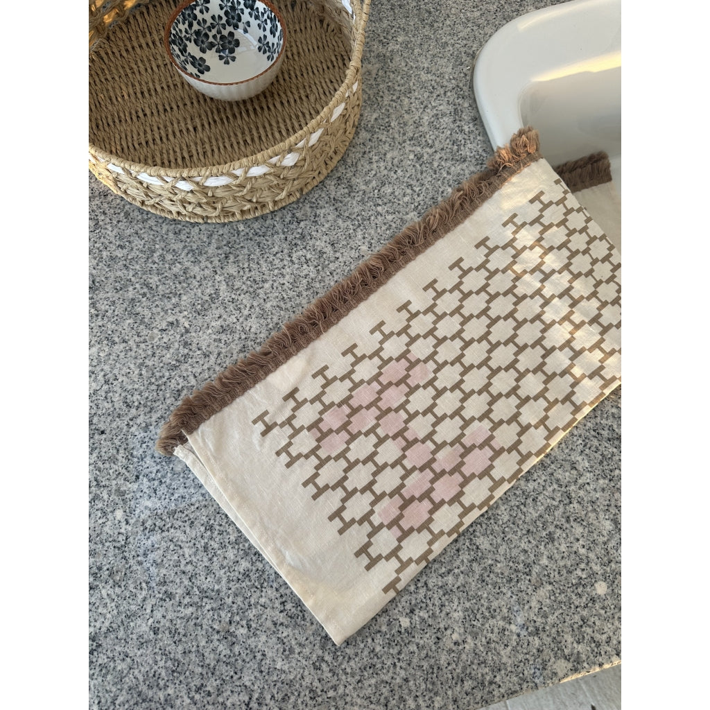 HÉST AS Linen towel Home / Interior 6505 Beige Travertine