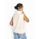 HÉST AS Logo Vest Heavy Knitwear Tops 0001 Offwhite