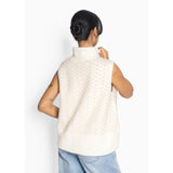 HÉST AS Logo Vest Heavy Knitwear Tops 0001 Offwhite