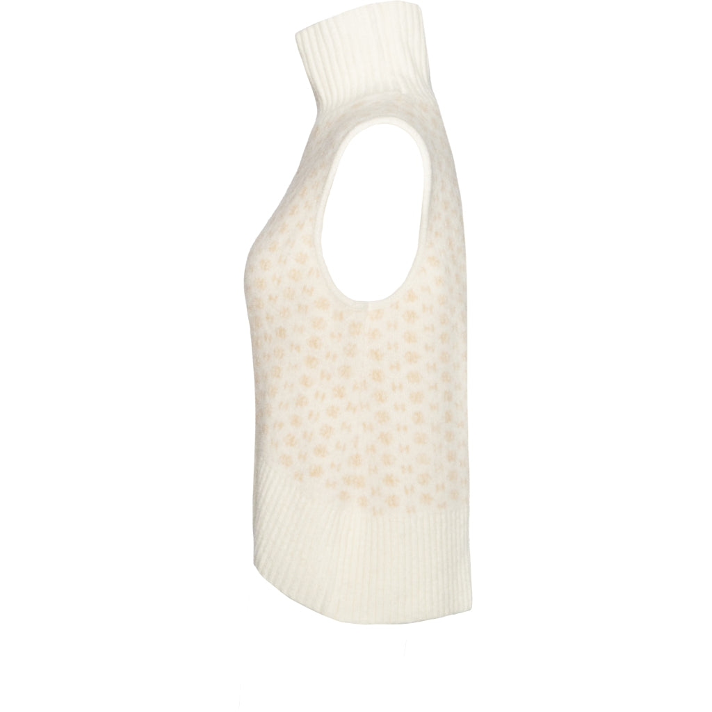 HÉST AS Logo Vest Heavy Knitwear Tops 0001 Offwhite