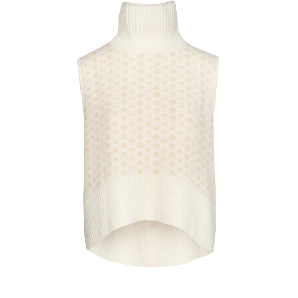 HÉST AS Logo Vest Heavy Knitwear Tops 0001 Offwhite