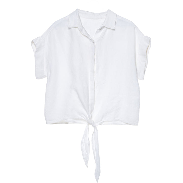 HÉST AS Lumi linen shirt Woven Blouse/Top/Shirt 000 White