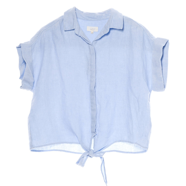 HÉST AS Lumi linen shirt Woven Blouse/Top/Shirt 277 Light Blue