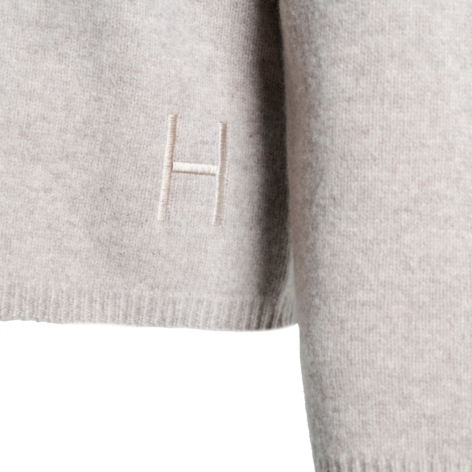 Hést Men MARLEY Cardigan Heavy Knitwear Tops 466 Beige