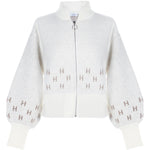 HÉST AS MÄRTHA Jacket Short Heavy Knitwear Tops 0001 Offwhite