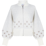 HÉST AS MÄRTHA Jacket Short Heavy Knitwear Tops 0001 Offwhite