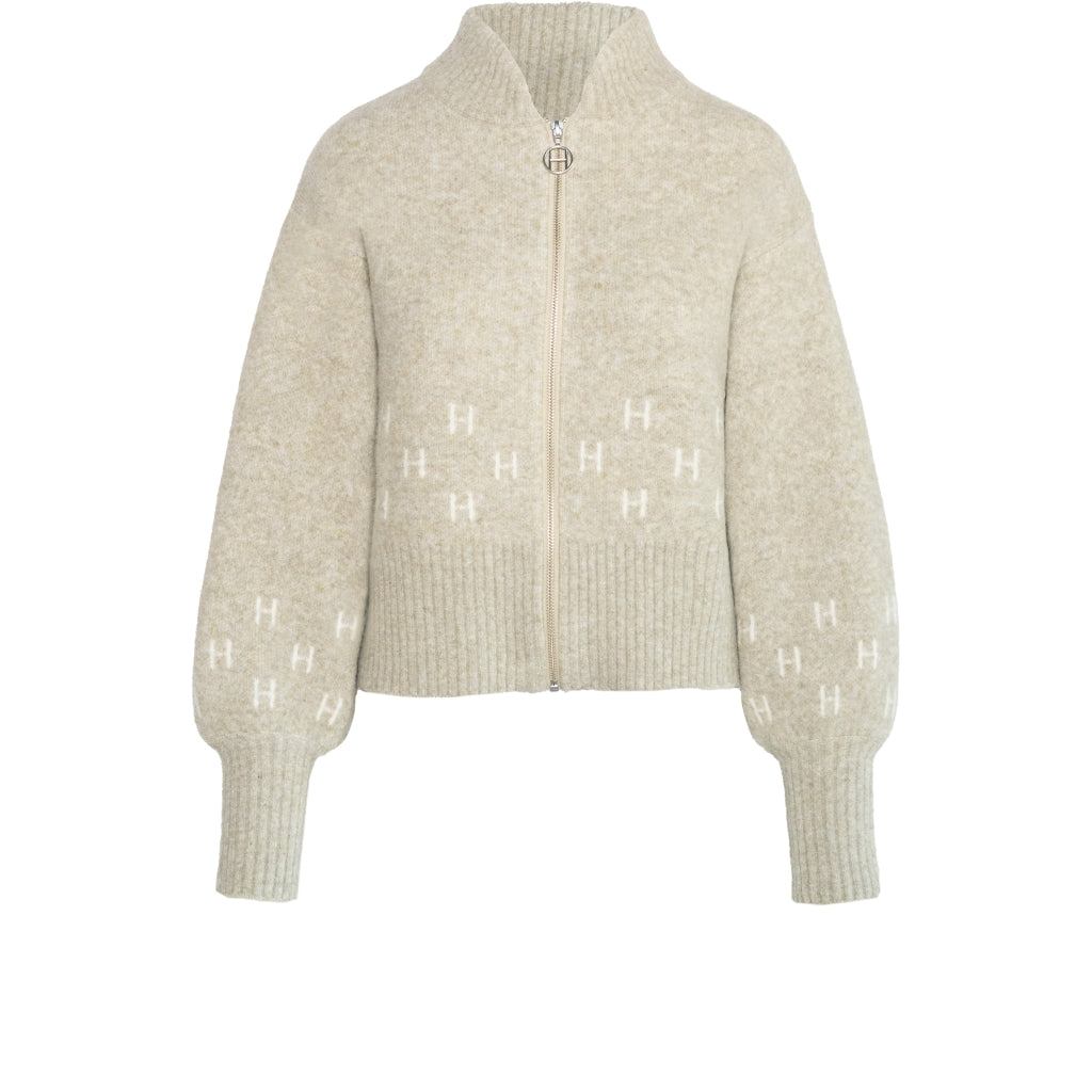 HÉST AS MÄRTHA Short Jacket Heavy Knitwear Tops 3001 Eucalyptus