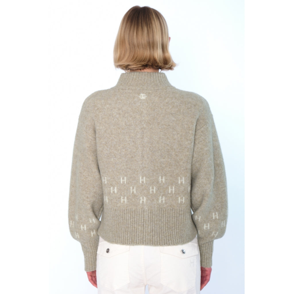 HÉST AS MÄRTHA Short Jacket Heavy Knitwear Tops 3001 Eucalyptus