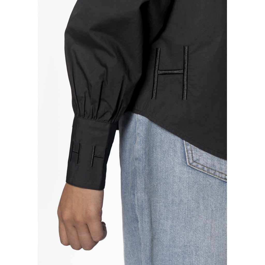 HÉST AS MIE Blouse Woven Blouse/Top/Shirt 9000 Jet Black
