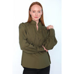 HÉST AS MIE Blouse Woven Blouse/Top/Shirt 3000 Winter Moss