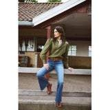 HÉST AS MIE Blouse Woven Blouse/Top/Shirt 3000 Winter Moss
