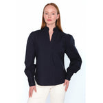 HÉST AS MIE Blouse Woven Blouse/Top/Shirt 4002 Navy Blazer