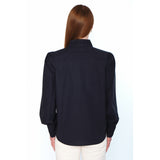 HÉST AS MIE Blouse Woven Blouse/Top/Shirt 4002 Navy Blazer