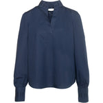 HÉST AS MIE Blouse Woven Blouse/Top/Shirt 4002 Navy Blazer