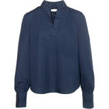 HÉST AS MIE Blouse Woven Blouse/Top/Shirt 4002 Navy Blazer
