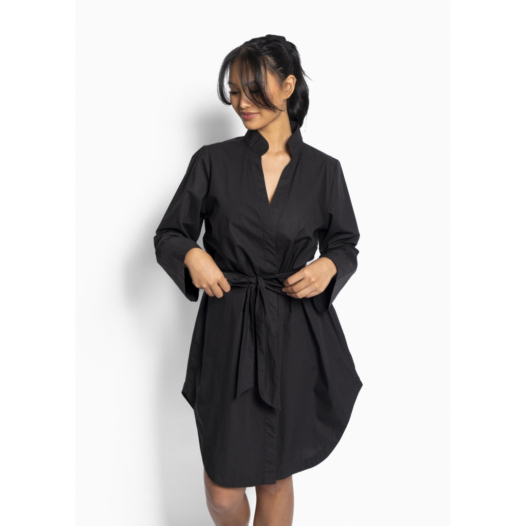 HÉST AS MIRA Dress Woven Blouse/Top/Shirt 9000 Jet Black