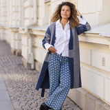 HÉST AS Megan Wide Leg Printed Jeans Woven Pants/Shorts 281 Blue