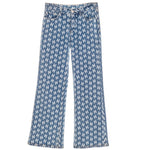 HÉST AS Megan Wide Leg Printed Jeans Woven Pants/Shorts 281 Blue