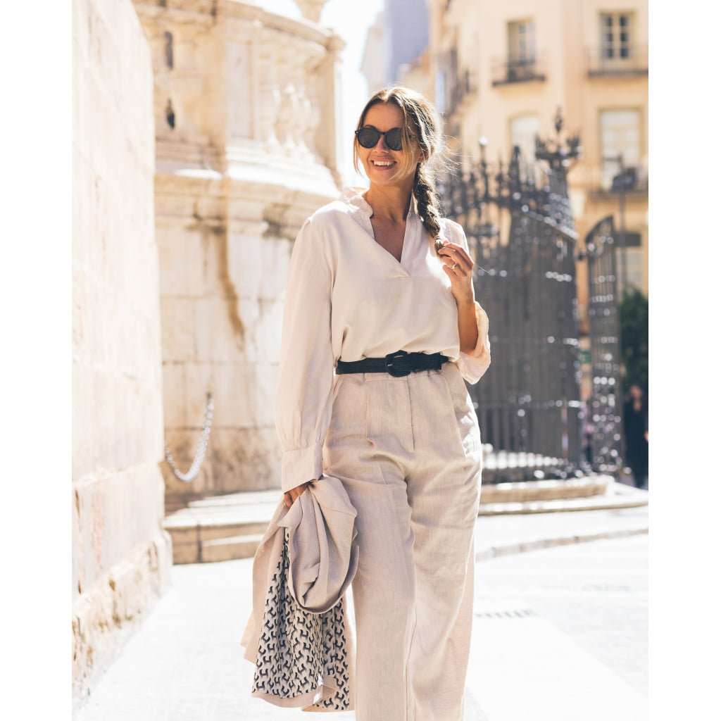 HÉST AS Mia Shirt Blouse Woven Blouse/Top/Shirt 466 Beige