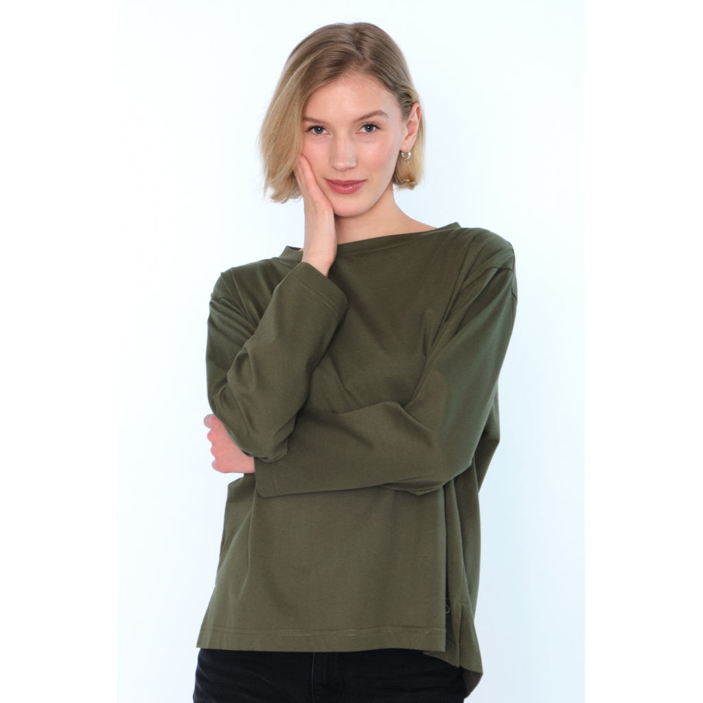 HÉST AS NELLIE Longsleeve Jersey T-Shirts/Tops 3000 Winter Moss