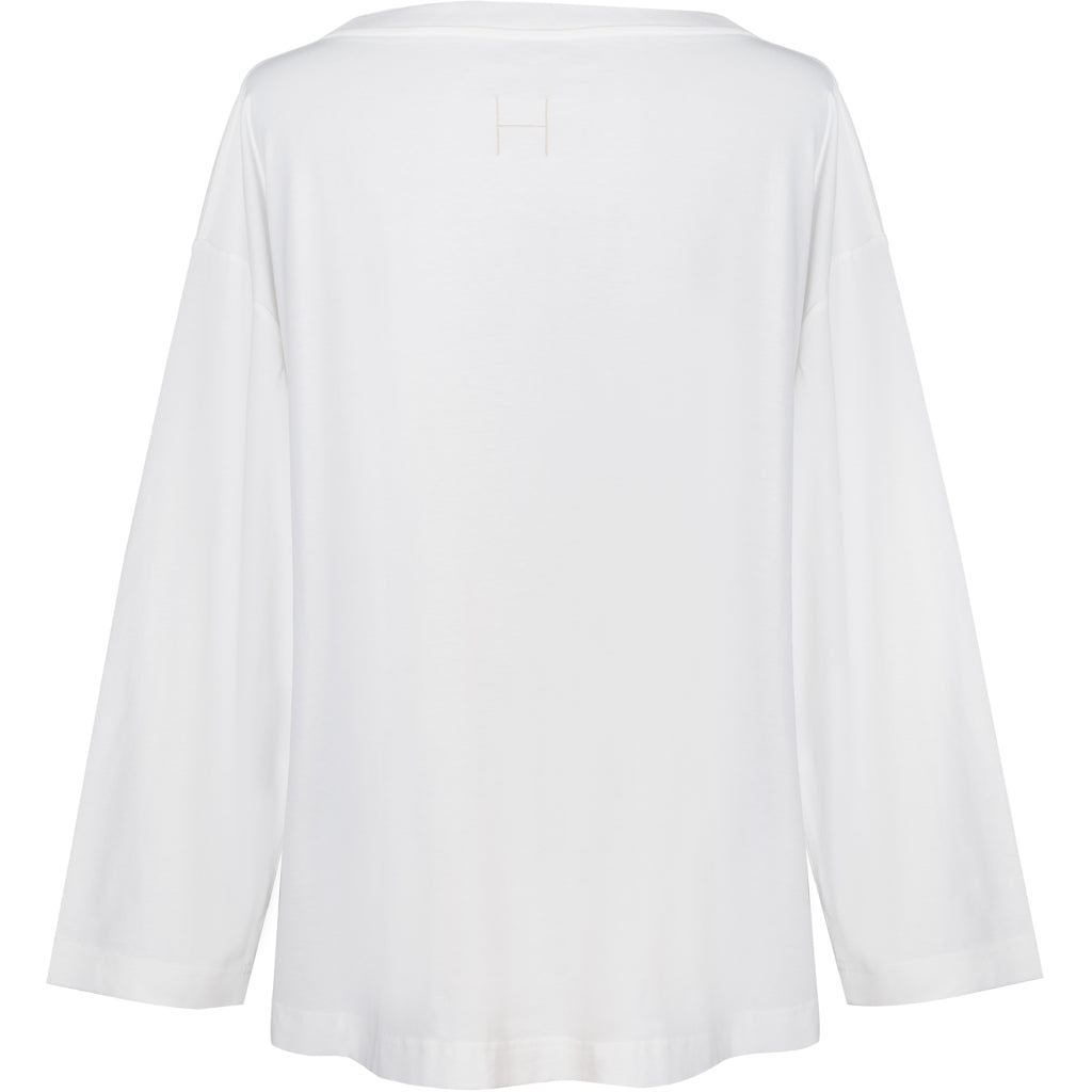 HÉST AS NELLIE Longsleeve Jersey T-shirt/Tops 0000 Optical White