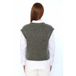 HÉST AS PERNILLE Vest Heavy Knitwear Tops 3000 Winter Moss