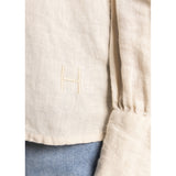 HÉST AS SARI Linen Blouse Woven Blouse/Top/Shirt 6503 Summer Sand
