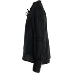 HÉST AS SARI Linen Blouse Woven Blouse/Top/Shirt 9000 Jet Black