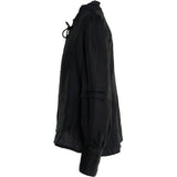 HÉST AS SARI Linen Blouse Woven Blouse/Top/Shirt 9000 Jet Black