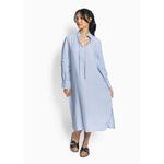 HÉST AS SARI Linen Dress Woven Skirt/Dress 4003 Faded Denim