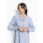 HÉST AS SARI Linen Dress Woven Skirt/Dress 4003 Faded Denim