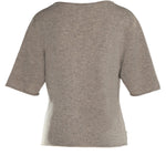 HÉST AS SELMA Shortsleeve Sweater Heavy Knitwear Tops 6507 Plaza Taupe