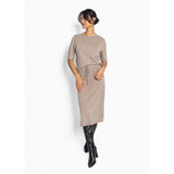 HÉST AS SELMA Skirt Heavy Knitwear Skirt/Dress 6507 Plaza Taupe
