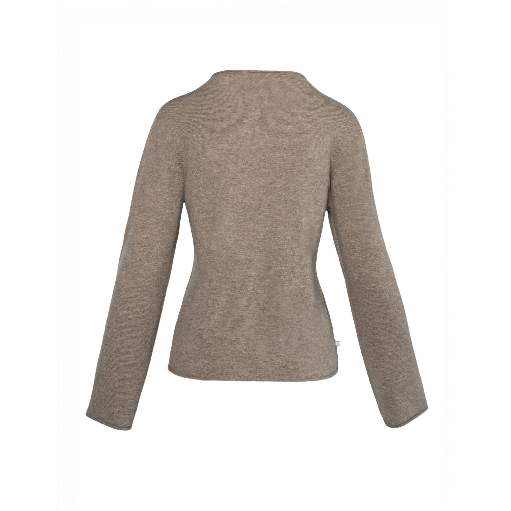HÉST AS SELMA Sweater Heavy Knitwear Tops 6507 Plaza Taupe