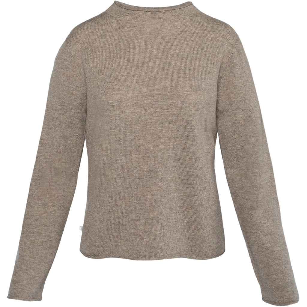 HÉST AS SELMA Sweater Heavy Knitwear Tops 6507 Plaza Taupe