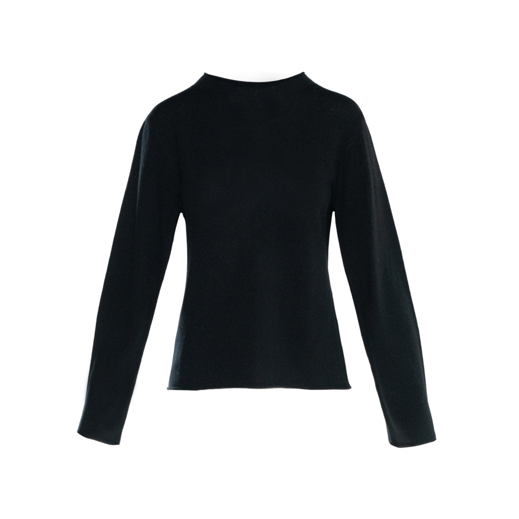 HÉST AS SELMA Sweater Heavy Knitwear Tops 9000 Jet Black