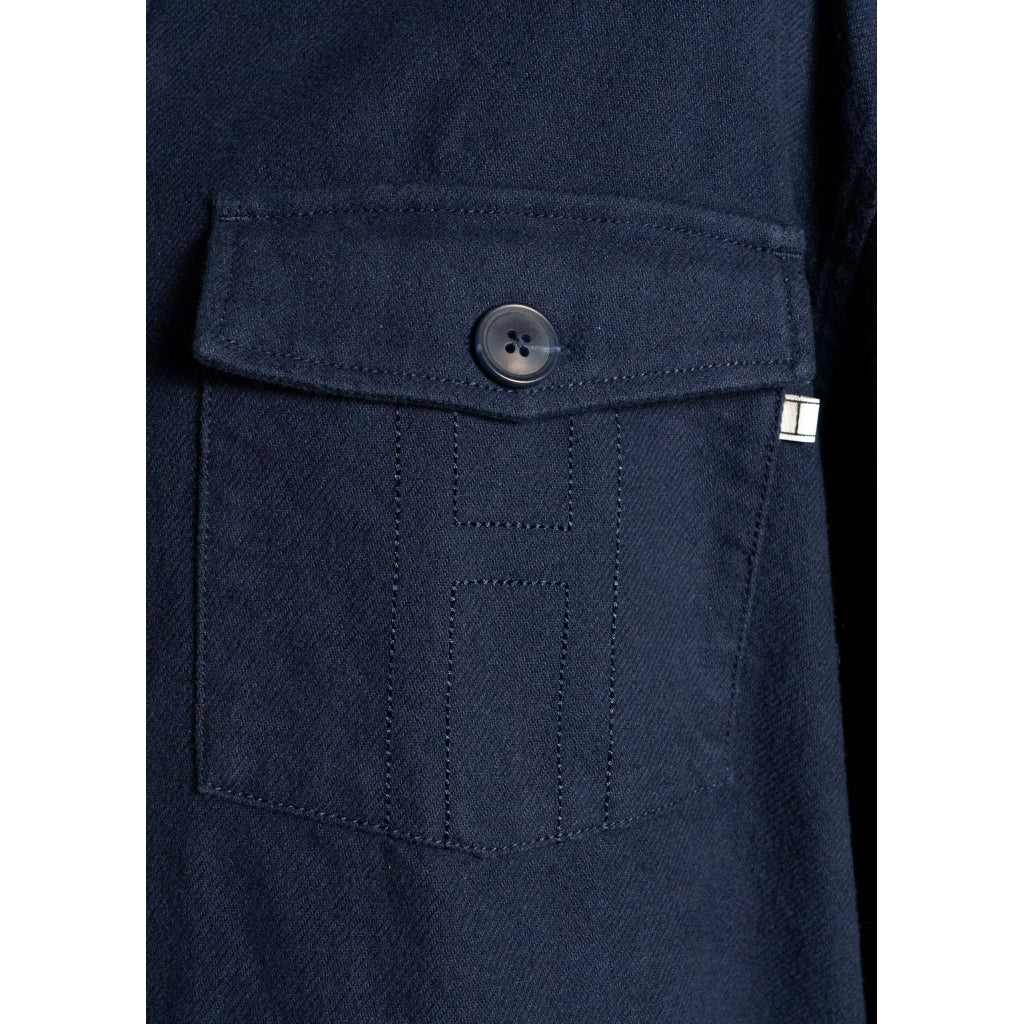 Hést Men SESTO Overshirt Woven Blouse/Top/Shirt 4002 Navy Blazer