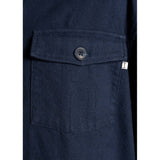 Hést Men SESTO Overshirt Woven Blouse/Top/Shirt 4002 Navy Blazer