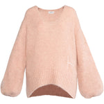HÉST AS SOFIE V-neck Sweater Heavy Knitwear Tops 2504 Rose Smoke