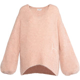 HÉST AS SOFIE V-neck Sweater Heavy Knitwear Tops 2504 Rose Smoke