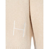 HÉST AS SOFIE V-neck Sweater Heavy Knitwear Tops 6503 Summer Sand