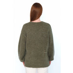 HÉST AS SOFIE V-neck Sweater Heavy Knitwear Tops 3000 Winter Moss