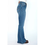 HÉST AS SONYA Bootcut Woven Pants/Shorts 9502 Medium Wash Blue Denim